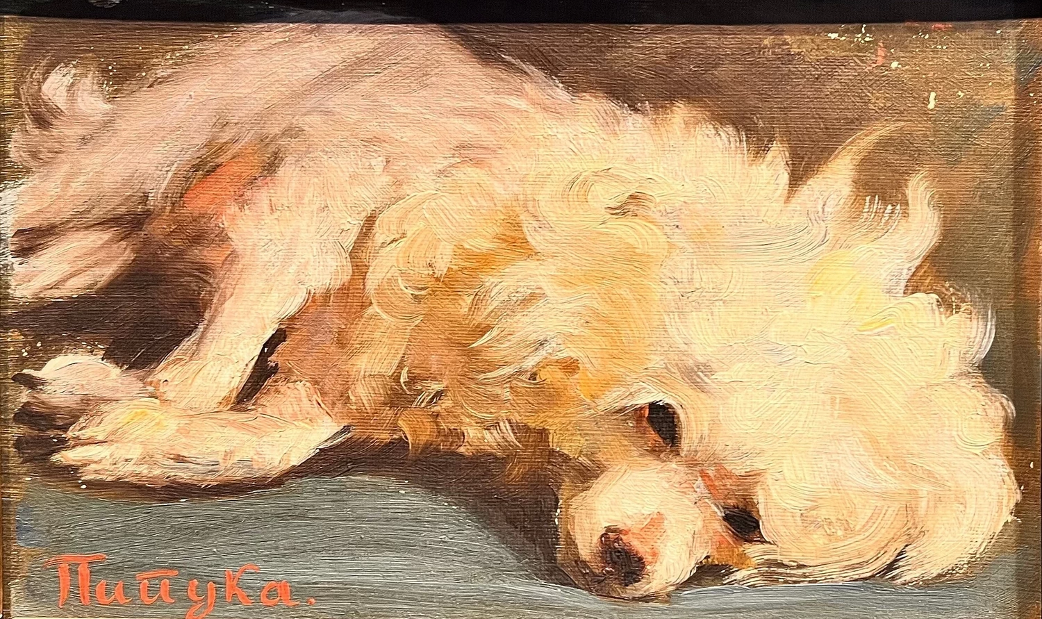Uroš_Predić_ - _Belo_kuče_Cipa,_1907